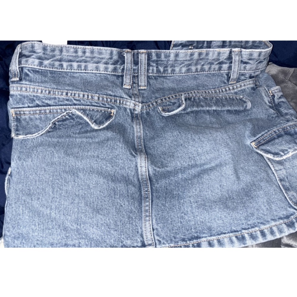 Zara Blue Denim Skirt